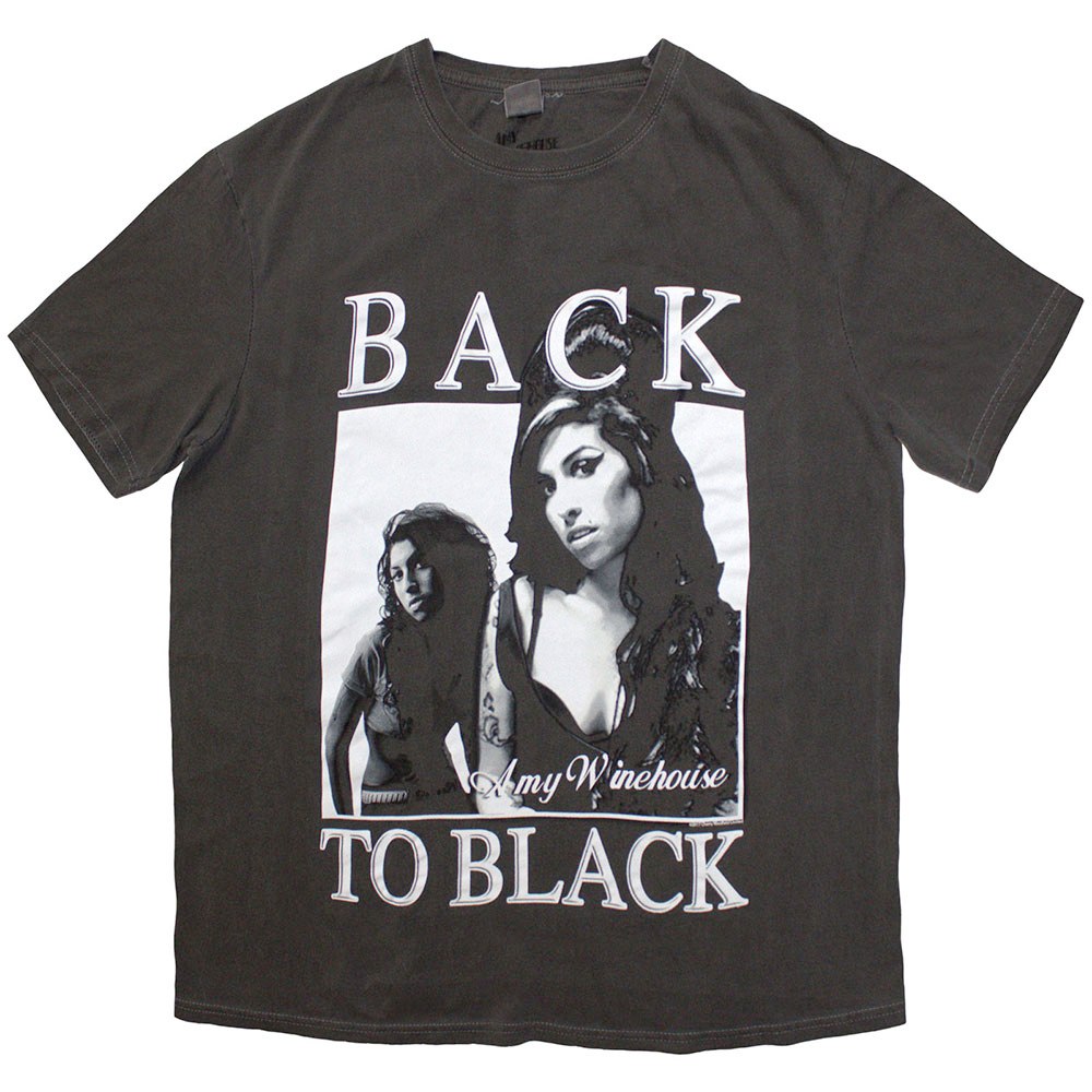 Amy Winehouse - Back To Black T-shirt Homme - Noir